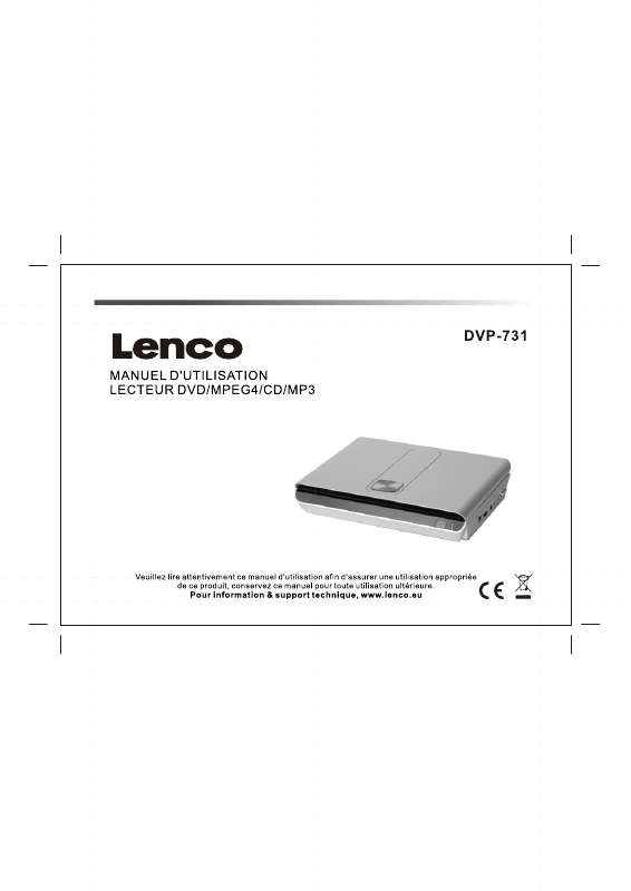 Guide utilisation LENCO DVP-731  de la marque LENCO