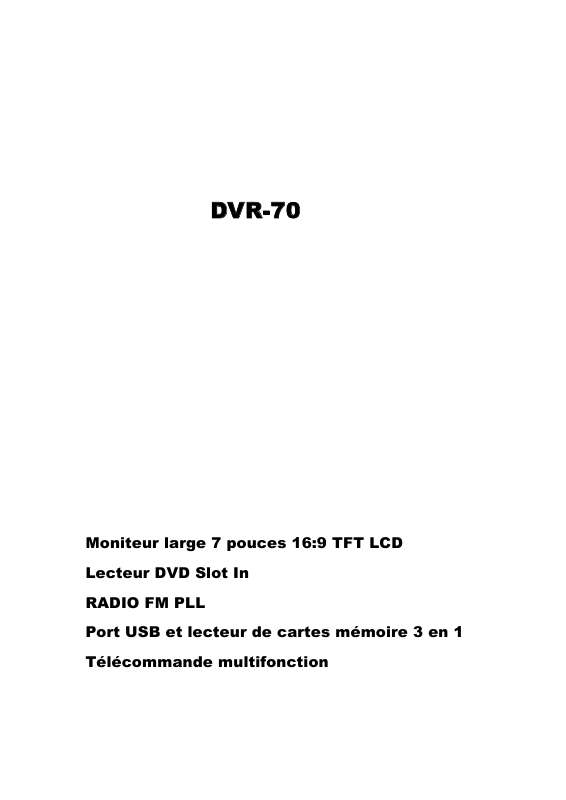 Guide utilisation LENCO DVR-70  de la marque LENCO