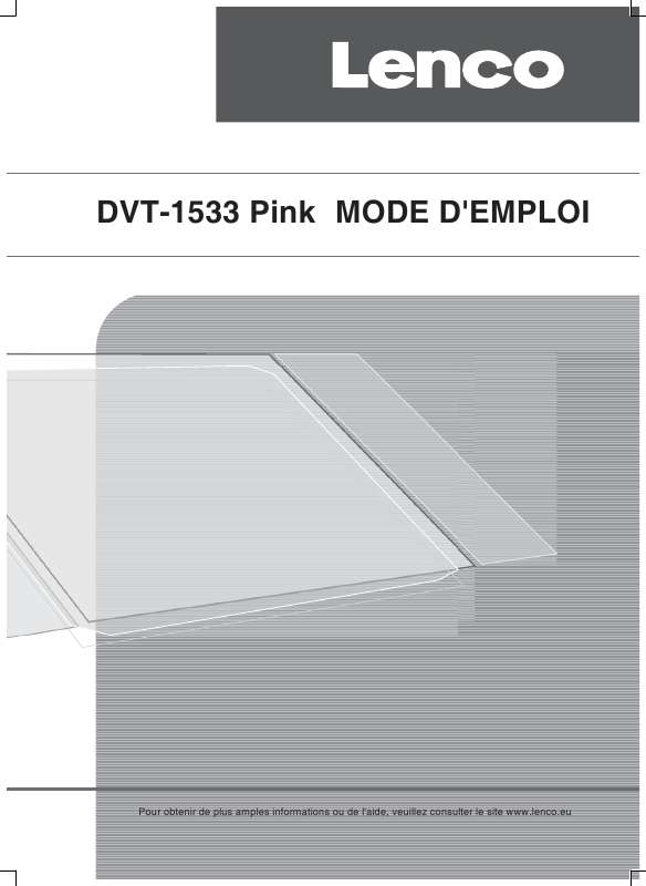 Guide utilisation LENCO DVT-1533  de la marque LENCO