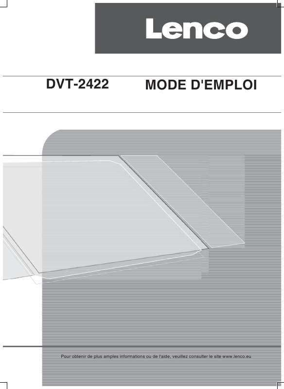 Guide utilisation LENCO DVT-2422  de la marque LENCO