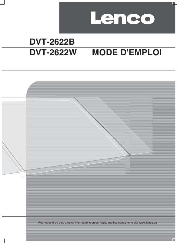 Guide utilisation LENCO DVT-2622B  de la marque LENCO