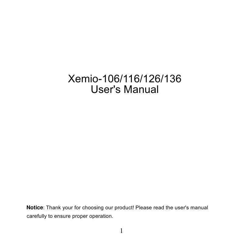Guide utilisation LENCO XEMIO-106  de la marque LENCO