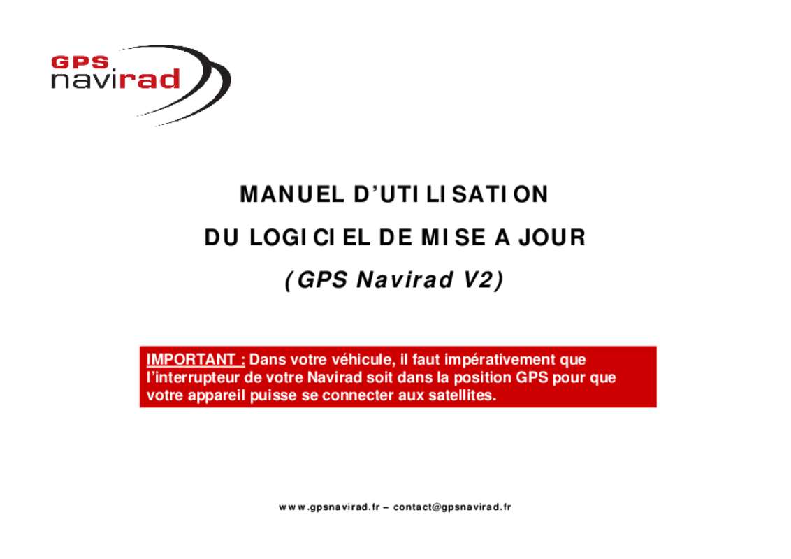 Guide utilisation NAVIRAD GPS NAVIRAD  de la marque NAVIRAD