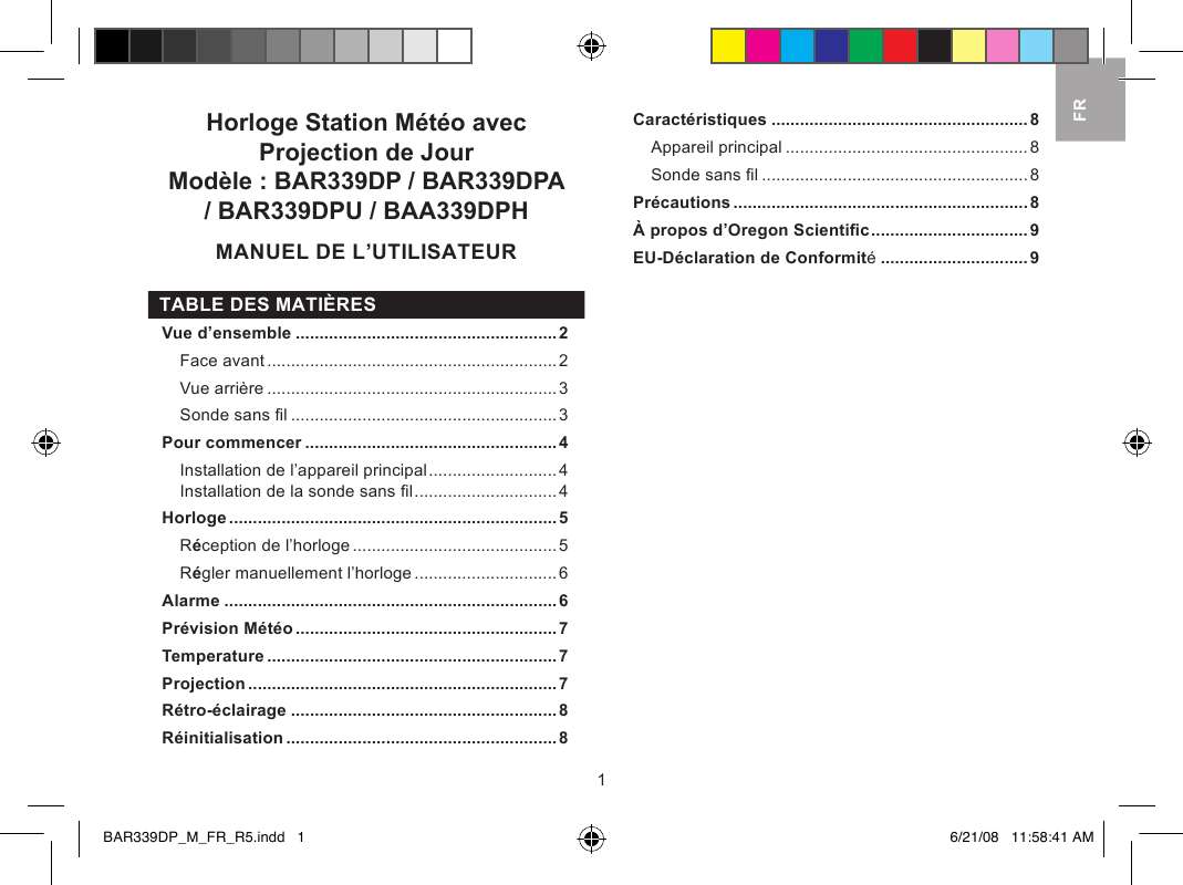 Guide utilisation  OREGON BAA339DPH  de la marque OREGON