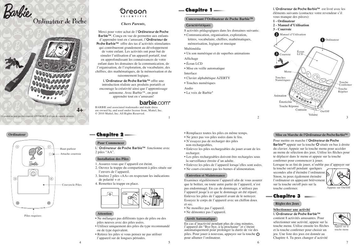 Guide utilisation  OREGON BR68  de la marque OREGON