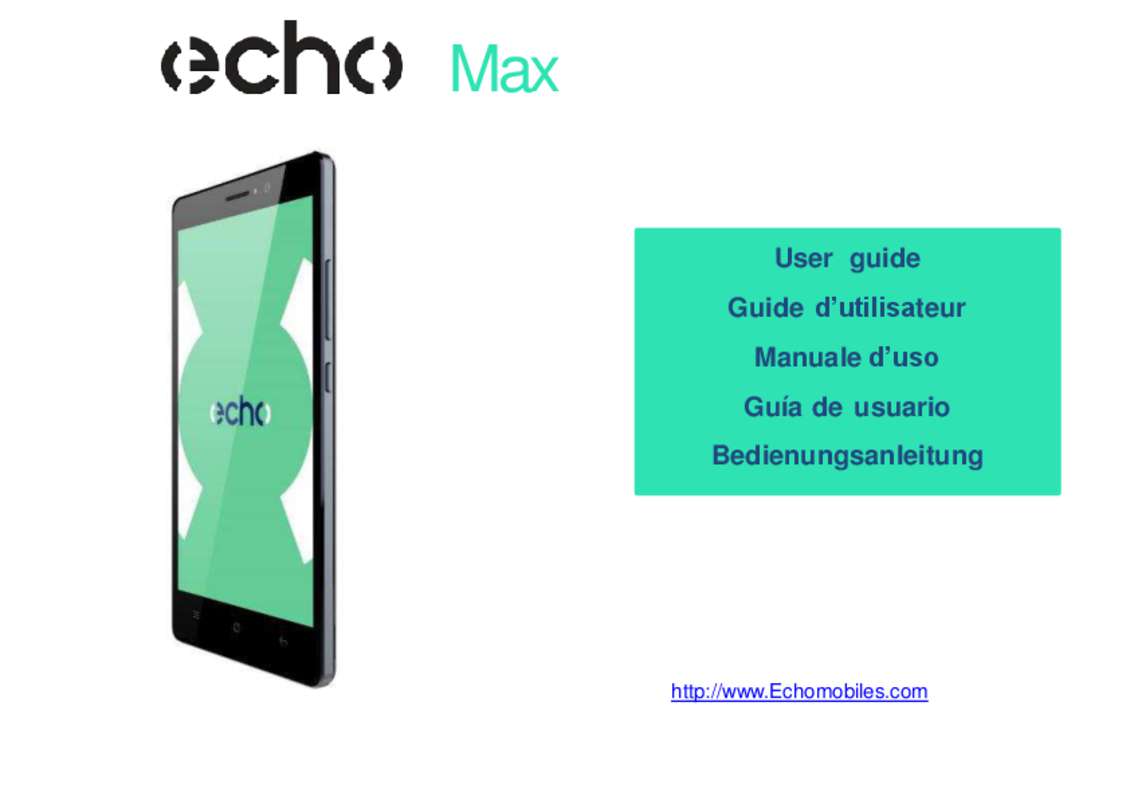 Guide utilisation ECHO MAX  de la marque ECHO