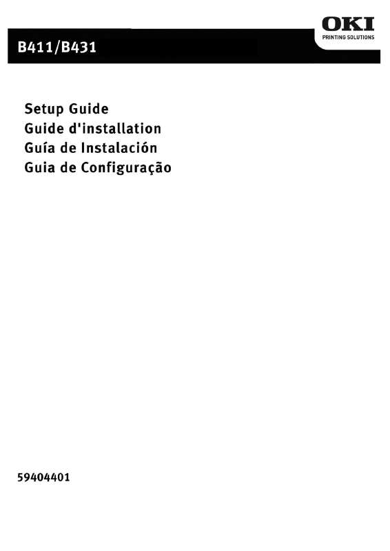 Guide utilisation OKI B431D  de la marque OKI
