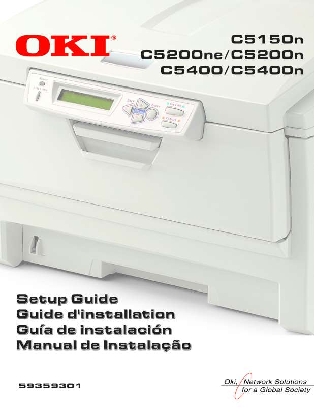 Guide utilisation OKI C5400  de la marque OKI