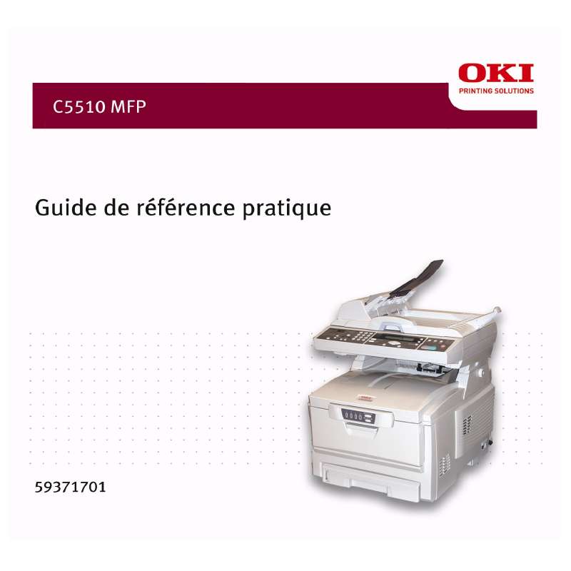 Guide utilisation OKI C5510NMFP  de la marque OKI