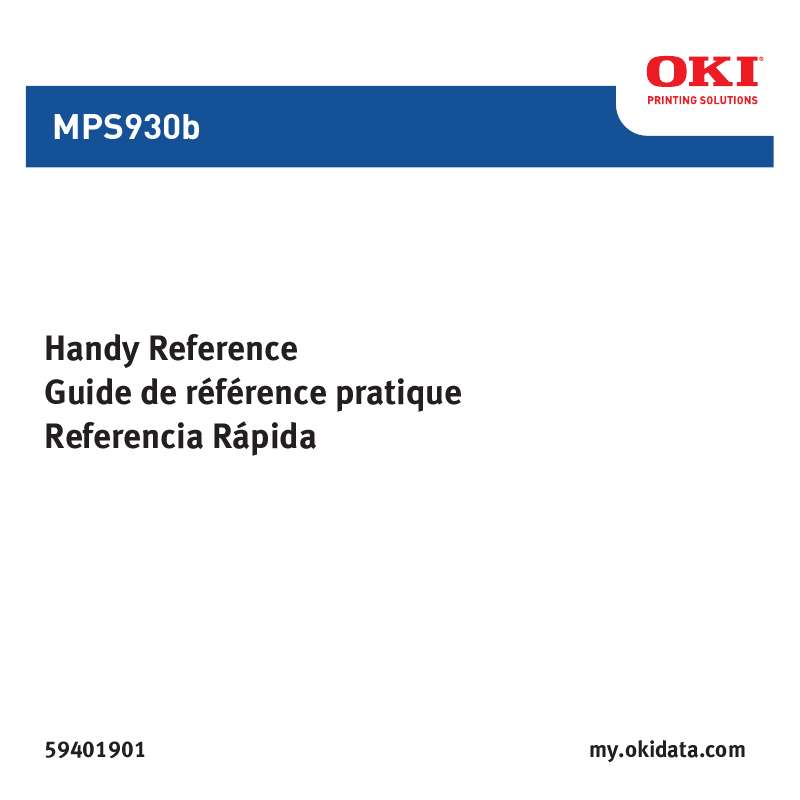 Guide utilisation OKI MPS930B  de la marque OKI