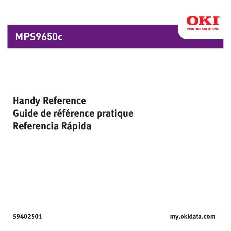 Guide utilisation OKI MPS9650C  de la marque OKI