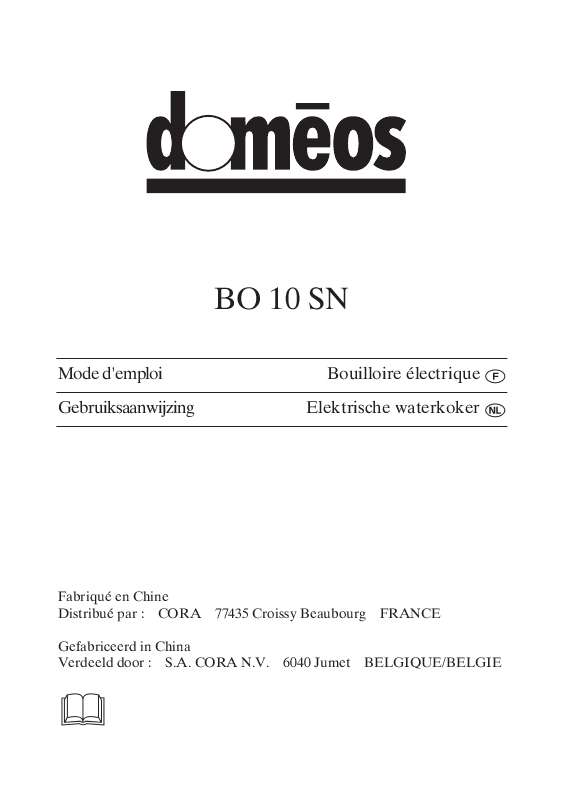 Guide utilisation  DOMEOS BO 10 SN  de la marque DOMEOS