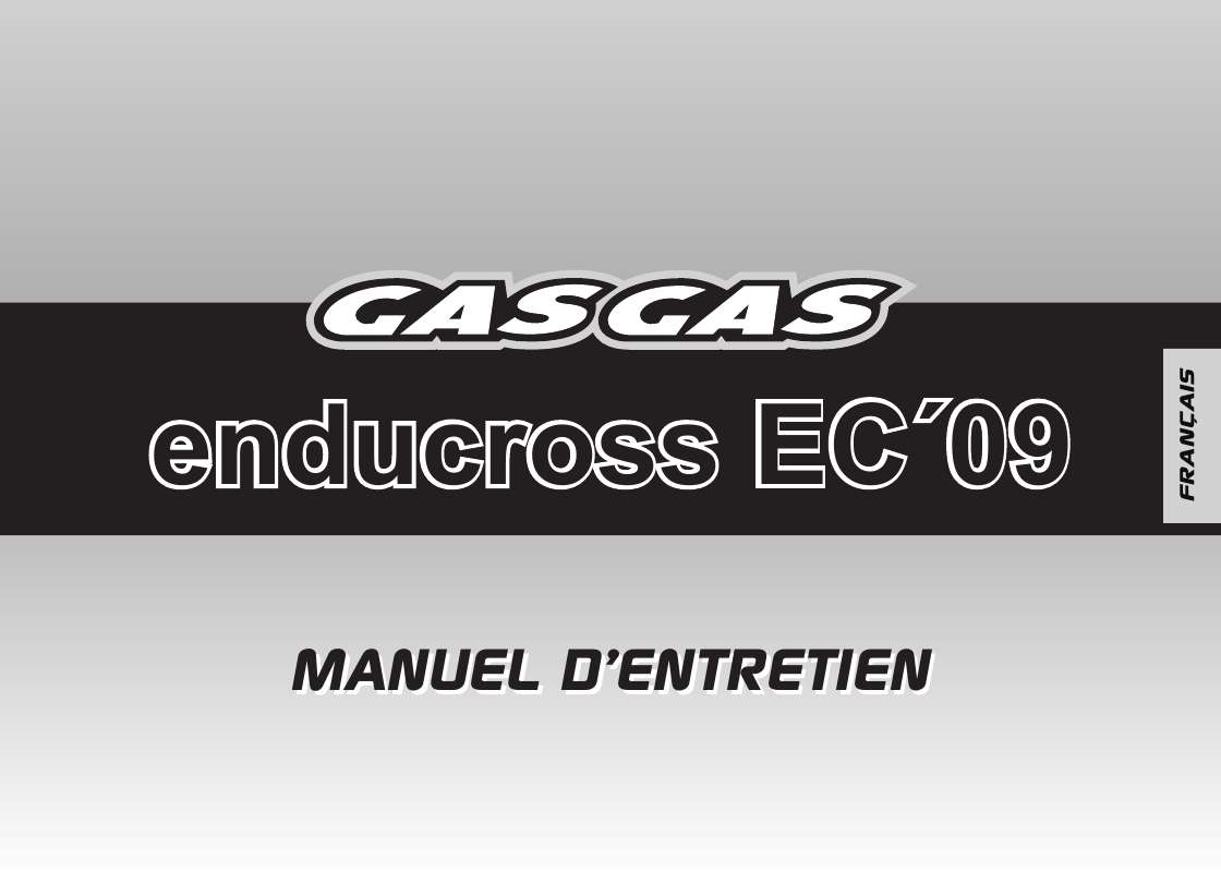 Guide utilisation  GAS GAS ENDUCROSS  de la marque GAS GAS