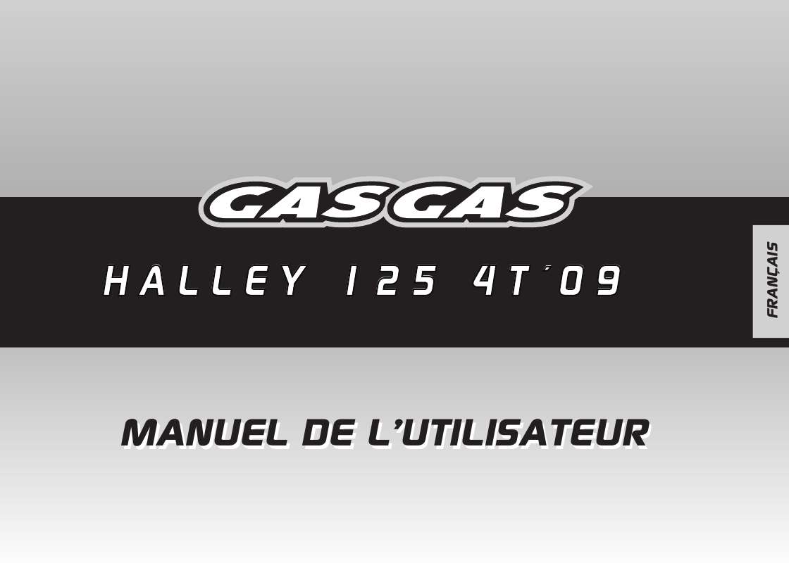 Guide utilisation  GAS GAS HALLEY 125 4T  de la marque GAS GAS