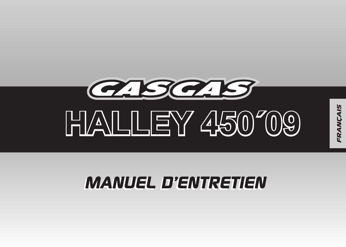 Guide utilisation  GAS GAS HALLEY 450  de la marque GAS GAS