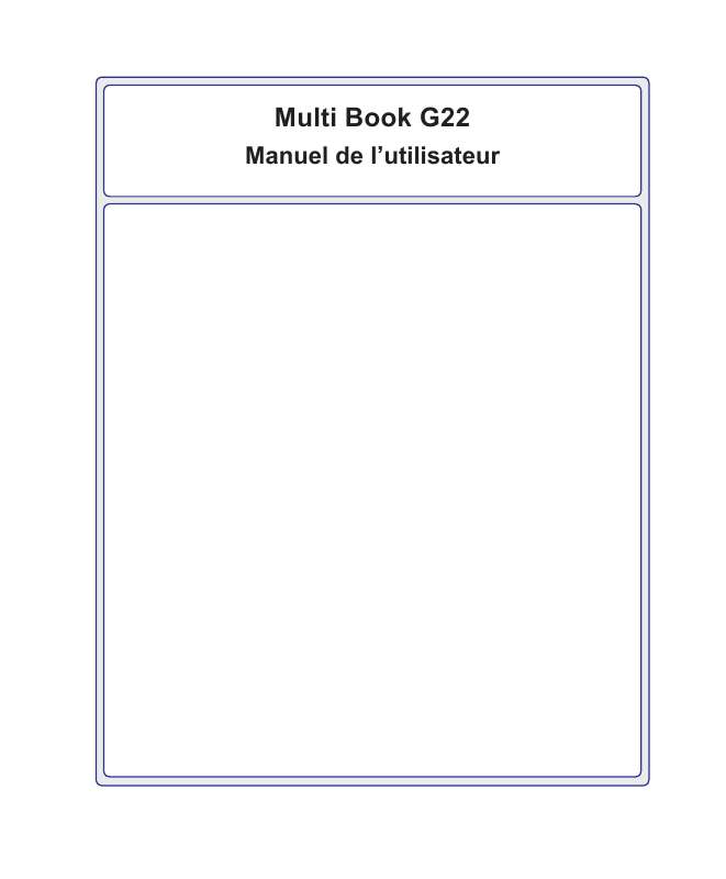Guide utilisation ASROCK MULTI BOOK G22  de la marque ASROCK