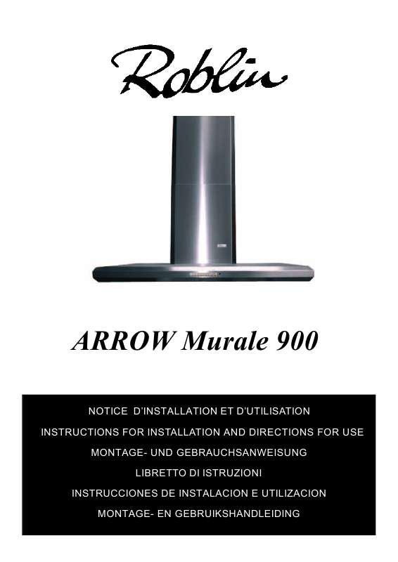 Guide utilisation  ROBLIN ARROW MURALE 900  de la marque ROBLIN