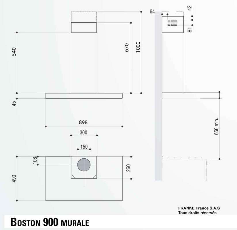 Guide utilisation  ROBLIN BOSTON 900 MURALE  de la marque ROBLIN