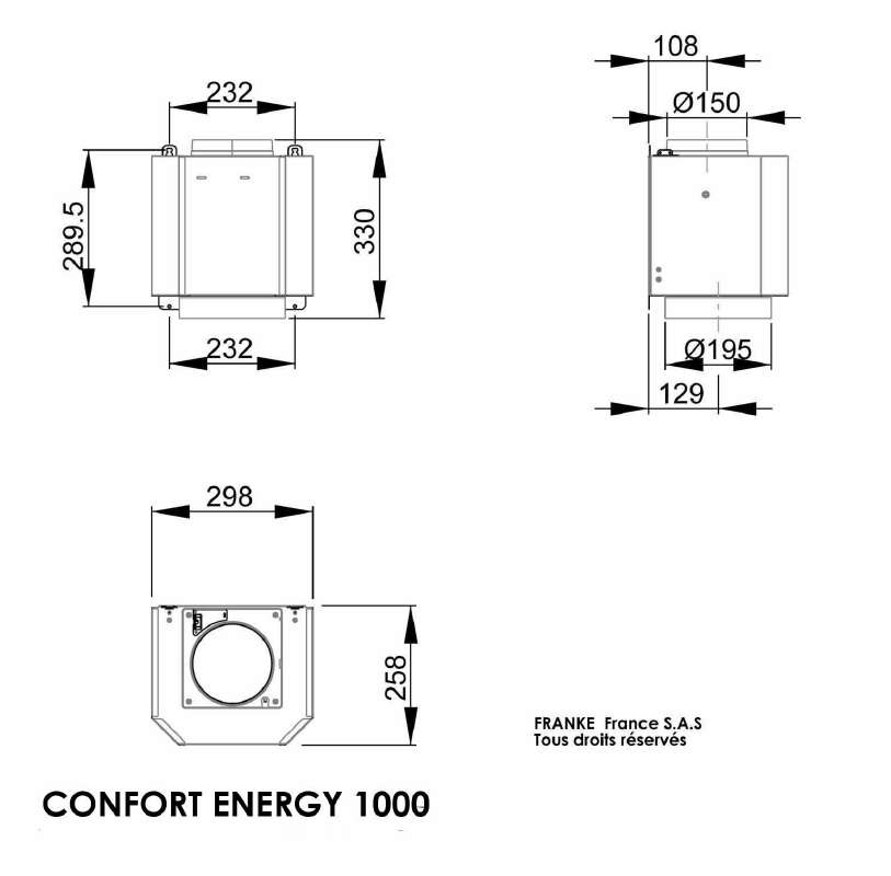 Guide utilisation  ROBLIN COMFORT ENERGY 1000  de la marque ROBLIN