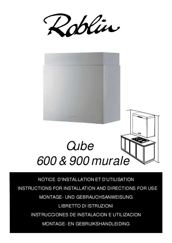 Guide utilisation  ROBLIN CUBE 600  de la marque ROBLIN