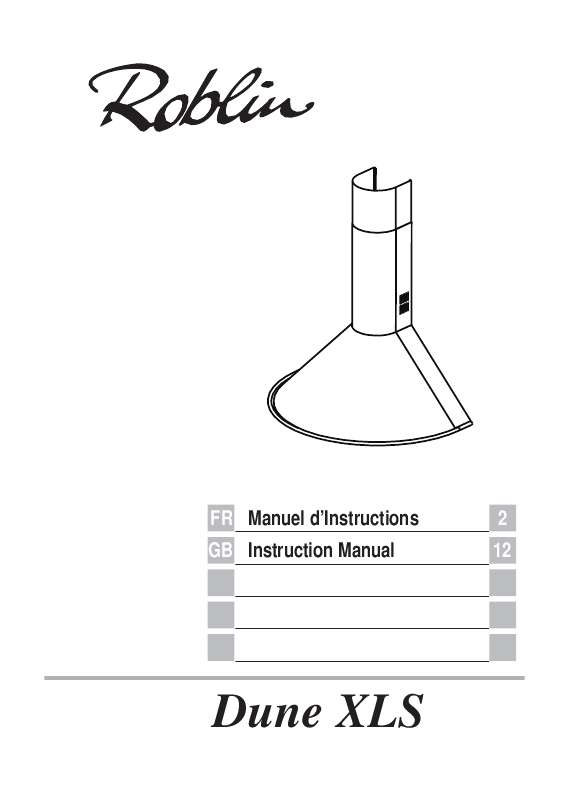 Guide utilisation  ROBLIN DUNE XLS  de la marque ROBLIN