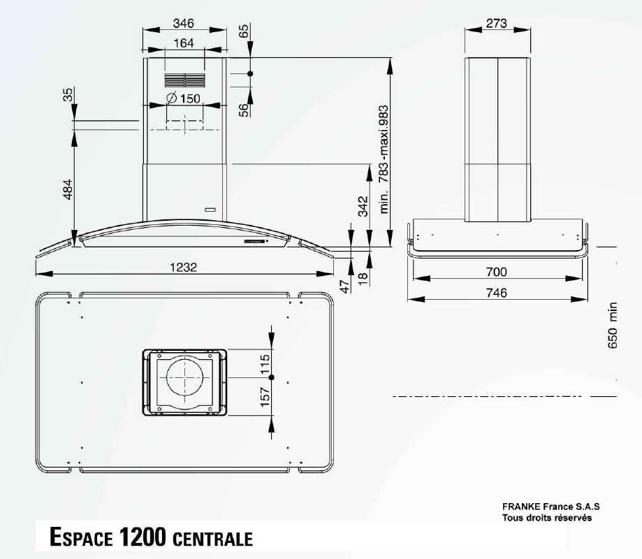 Guide utilisation  ROBLIN ESPACE 1200 CENTRALE  de la marque ROBLIN