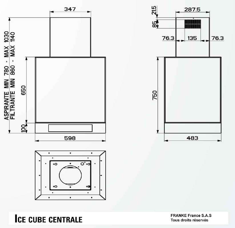 Guide utilisation  ROBLIN ICE CUBE CENTRALE  de la marque ROBLIN