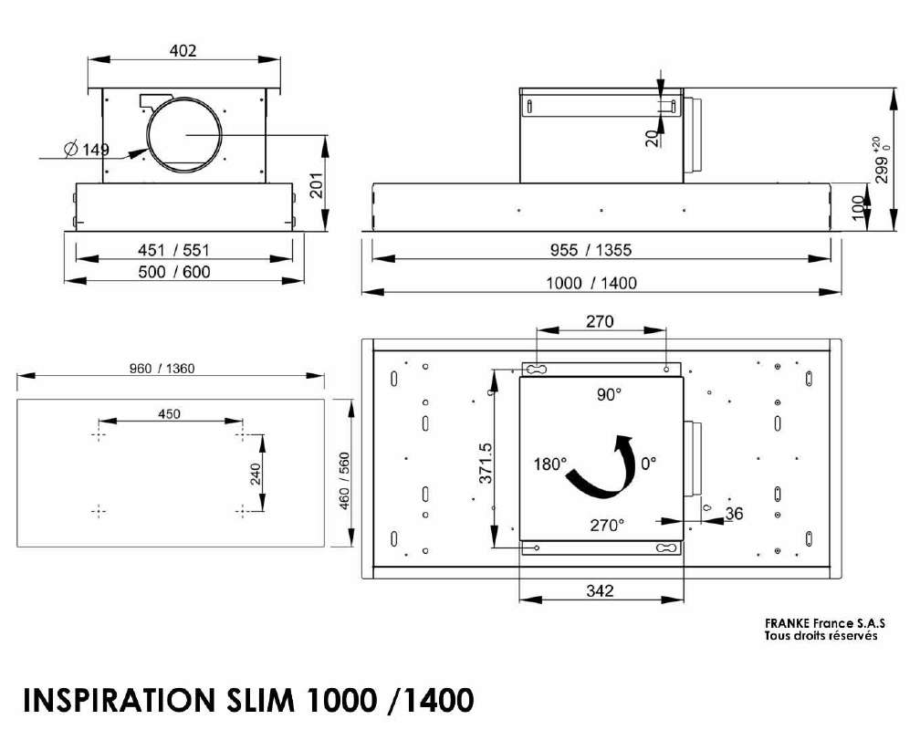 Guide utilisation  ROBLIN INSPIRATION SLIM 1000  de la marque ROBLIN