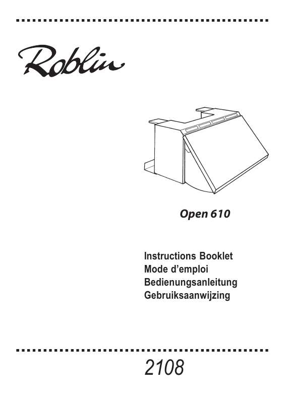 Guide utilisation  ROBLIN OPEN 610  de la marque ROBLIN