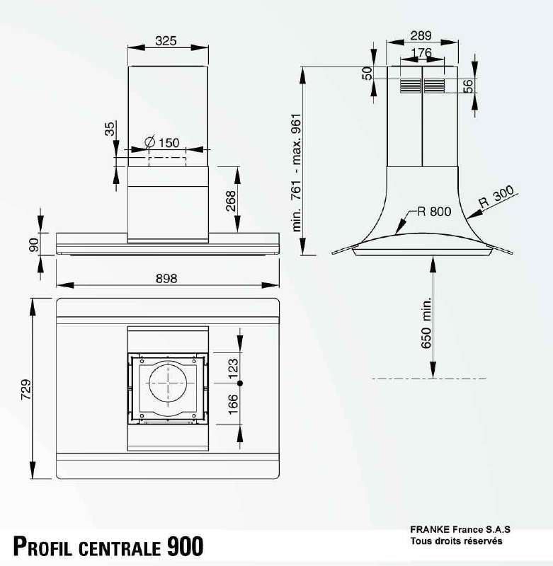 Guide utilisation  ROBLIN PROFIL CENTRALE 900  de la marque ROBLIN
