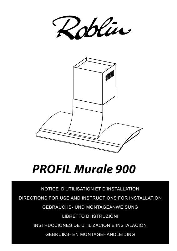 Guide utilisation  ROBLIN PROFIL MURALE 900  de la marque ROBLIN
