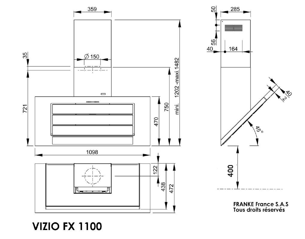 Guide utilisation  ROBLIN VIZIO FX 1100  de la marque ROBLIN