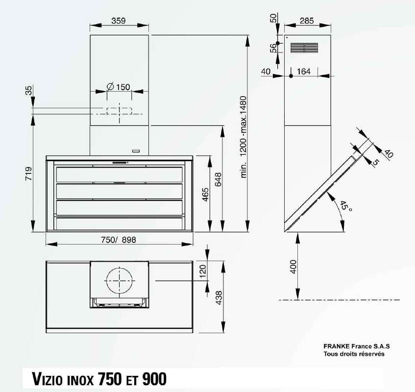 Guide utilisation  ROBLIN VIZIO INOX 750  de la marque ROBLIN