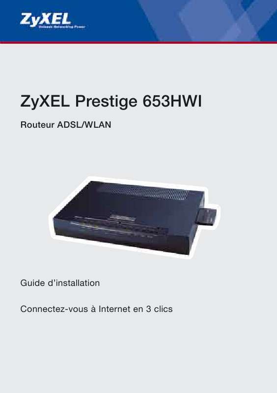 Guide utilisation ZYXEL PRESTIGE 653HWI  de la marque ZYXEL