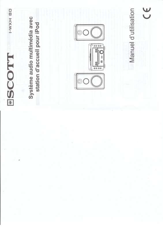 Guide utilisation SCOTT I-WXH 80  de la marque SCOTT