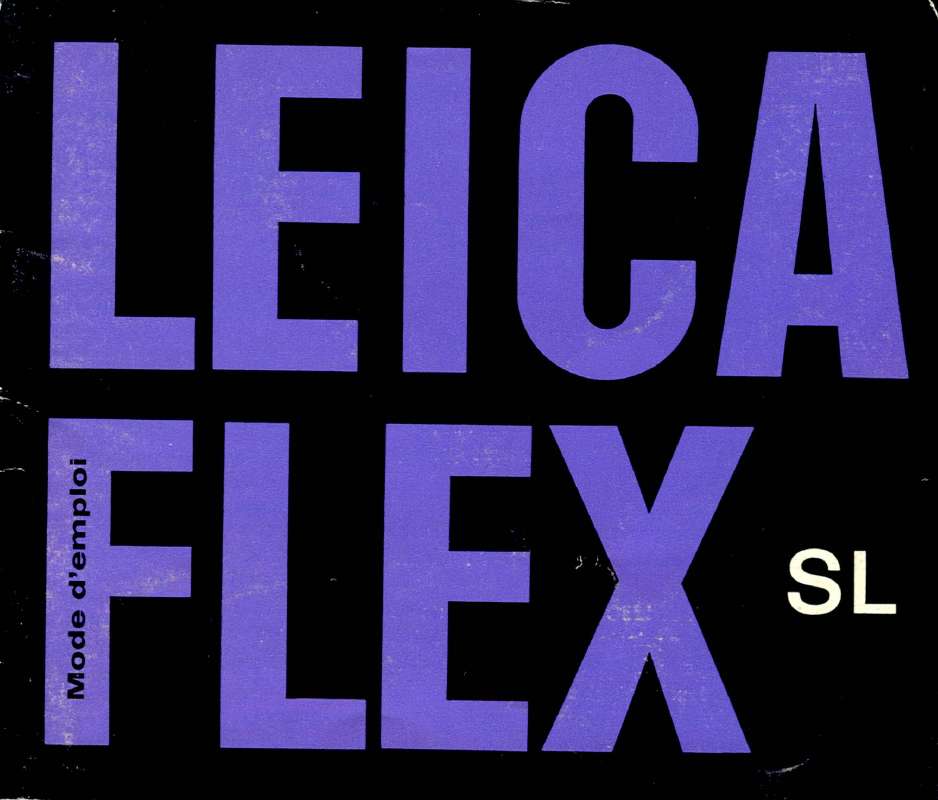 Guide utilisation LEICA LEICAFLEX SL  de la marque LEICA