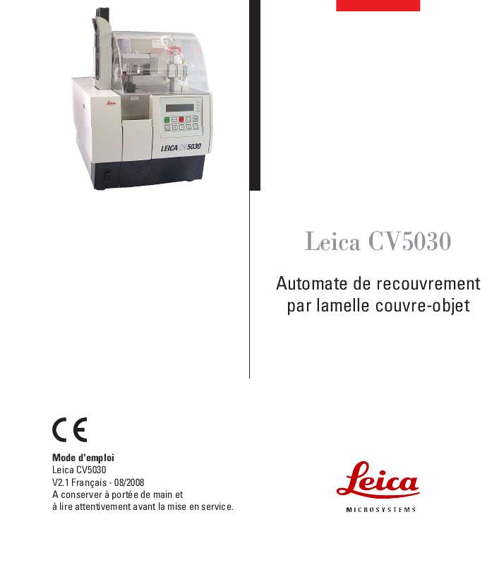 Guide utilisation LEICA CV5030  de la marque LEICA