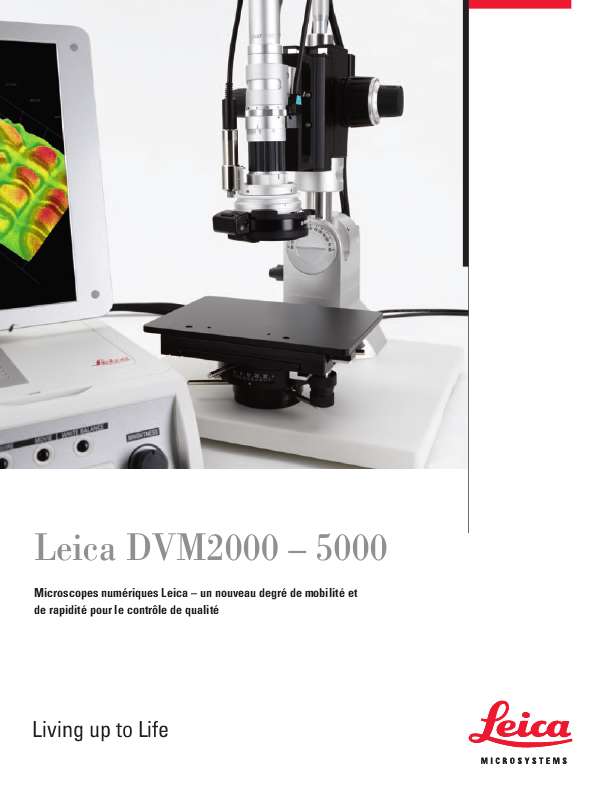 Guide utilisation LEICA DVM2000  de la marque LEICA