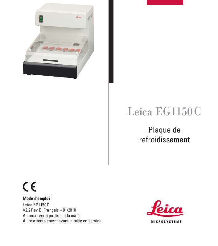 Guide utilisation LEICA EG1150 C  de la marque LEICA