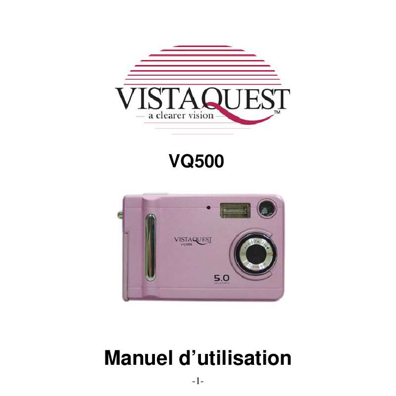 Guide utilisation  VISTAQUEST VQ-500  de la marque VISTAQUEST