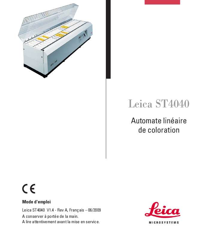 Guide utilisation LEICA ST4040  de la marque LEICA