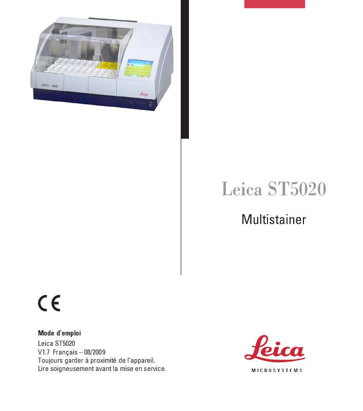 Guide utilisation LEICA ST5020  de la marque LEICA