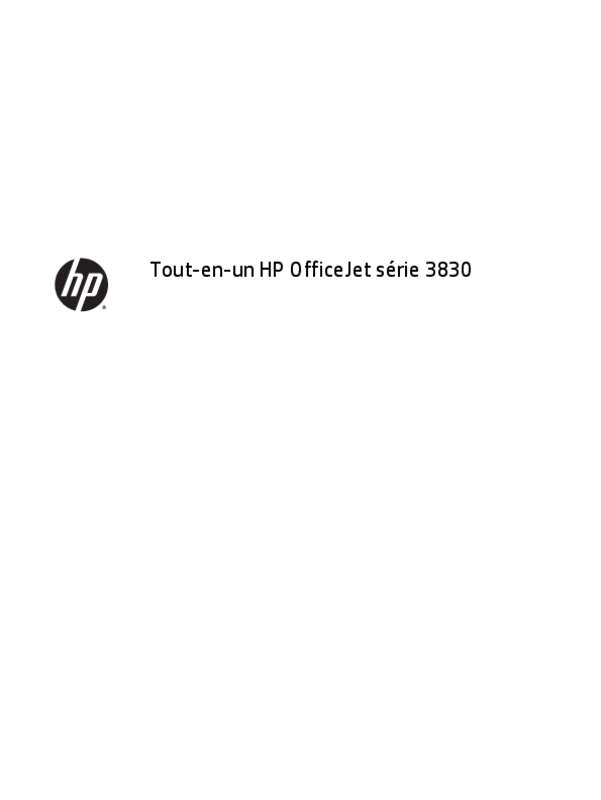 Guide utilisation HP OFFICEJET 3833  de la marque HP