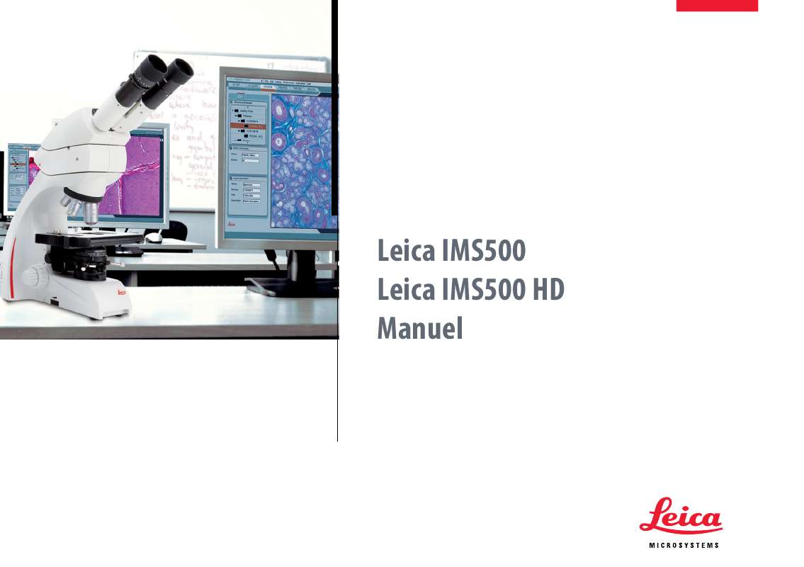 Guide utilisation LEICA IMS500  de la marque LEICA