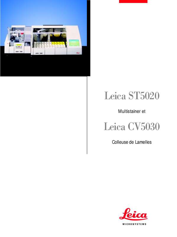 Guide utilisation LEICA ST 5020  de la marque LEICA