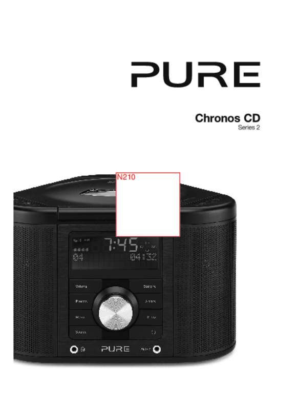 Guide utilisation PURE CHRONOS CD SERIES II  de la marque PURE
