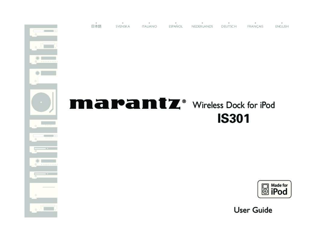 Guide utilisation  MARANTZ IS301E  de la marque MARANTZ