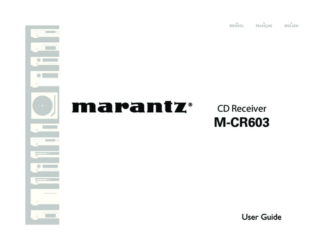 Guide utilisation  MARANTZ M-CR603  de la marque MARANTZ