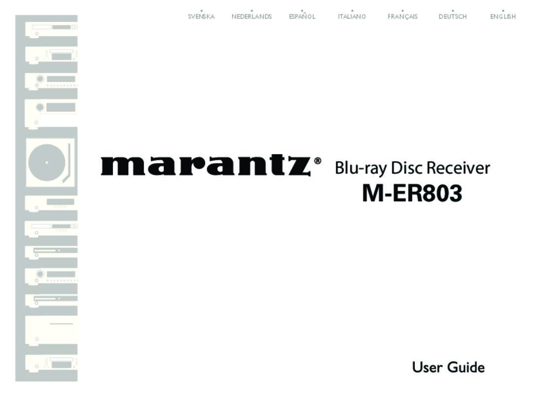 Guide utilisation  MARANTZ M-ER803  de la marque MARANTZ