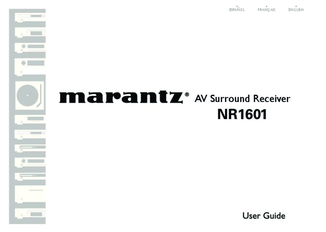 Guide utilisation  MARANTZ NR1601  de la marque MARANTZ